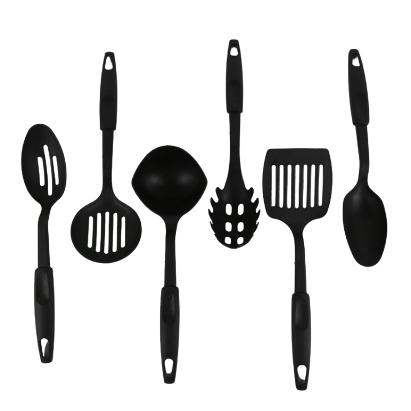 Heat-Resistant Silicone Kitchen Utensil Set for Nonstick Cookware
