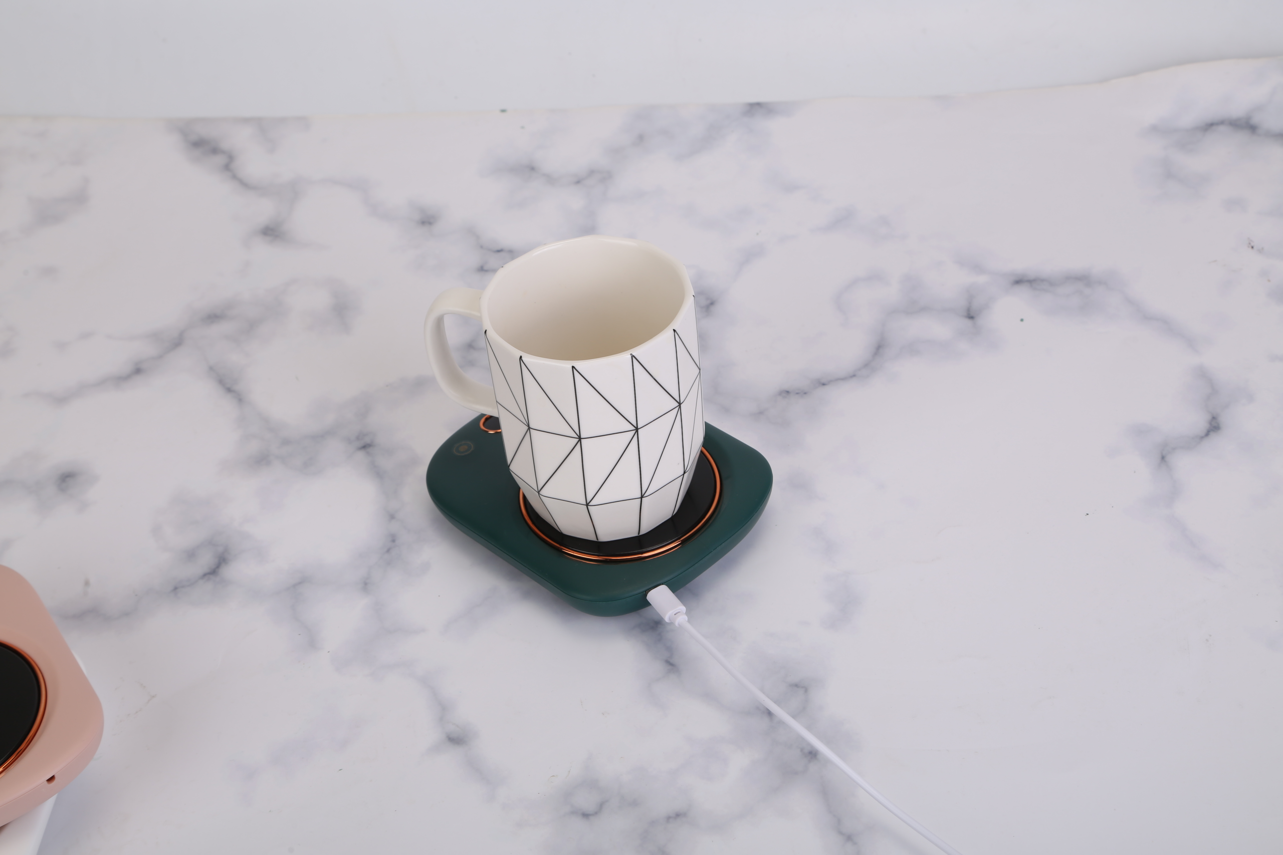 Electric Coffee Mug Warmer with 3 Temperature Settings for Desk - Image 11