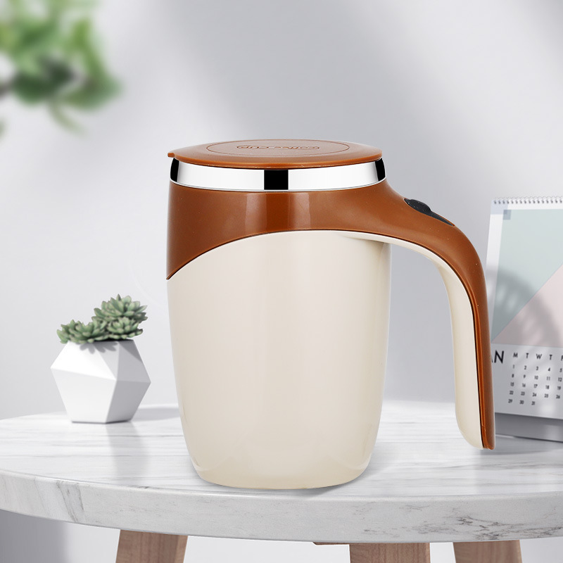 Rechargeable Self-Stirring Coffee Mug with Automatic Magnetic Mixing - Image 2